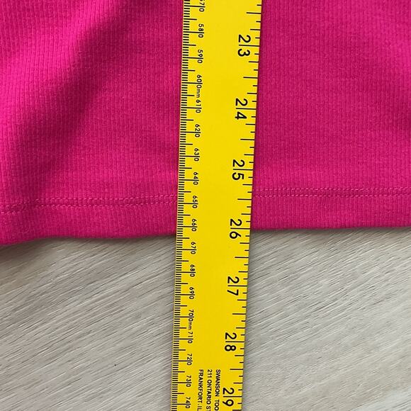 Paradise Shores Basic Ribbed Beach Sides Tank Pink Large NWT - Picture 9 of 11